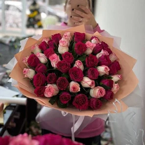 51 роза микс